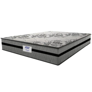 Colchão Casal Queen Gazin Com Molas Ensacadas Rubi 158x198x32cm Cinza/Preto - Suporta Até 120 Kg