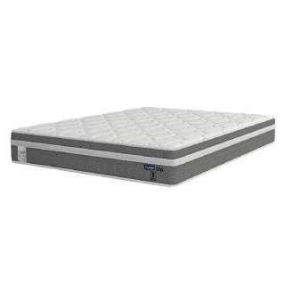 Colchão Casal Molas Ensacadas Euro In Up 138x188x26cm Cinza / Branco Probel