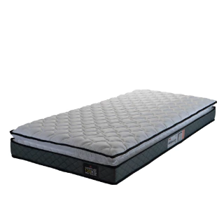 Colchão Solteiro Espuma D33 Pillow Top Millenium 88x188x19cm Cinza/Branco Hellen - Suporta até 120kg
