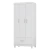 Guarda Roupas Solteiro 3 Portas 1 Gaveta Branco Prince Demóbile - comprar online