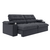 Sofá Retrátil e Reclinável 3 Lugares 2,10m c/ Porta Copos Slim Stanley - comprar online