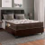 Cama Box Casal Colchão Espuma Orthoface Polar 138x188x63cm Marrom - Suporta Até 120kg Por Pessoa na internet
