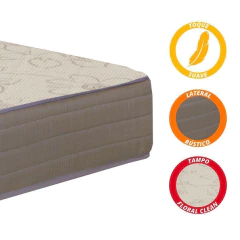 Colchão De Espuma D33 Casal 1,38m Orthotec Inducol Marrom — foto 3
