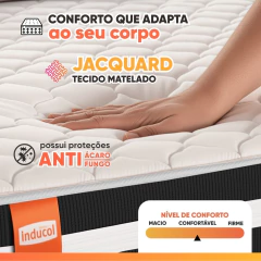 Cama Box Casal Molas Ensacadas Bali 138x188x60cm CBP — foto 12