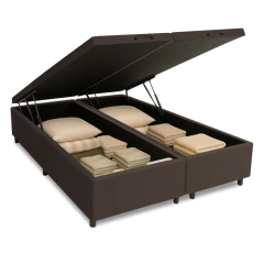 Cama Box Com Baú King 1,93m Prince — foto 1