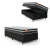 Cama Box Solteiro Baú Colchão Molas Qatar 88x188x63cm - Suporta até 200Kg - comprar online