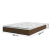 Cama Box Baú Casal Colchão Molas Ensacadas Pillow Top Martino 138x188x66cm Marrom/Branco Umaflex - S - loja online