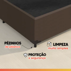 Cama Box Solteiro 0,88m 38cm De Altura Prince — foto 5