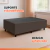 Cama Box Solteiro 0,88m E 38cm De Altura Suede Prince Marrom - loja online