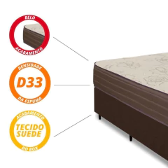 Box + Colchão De Espuma Orthotec 1,38m — foto 4