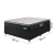 Cama Box Baú Casal Colchão Espuma D45 Pillow Top Strong 138x188x65cm Cinza/Preto Hellen - Suporta at