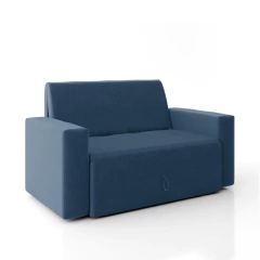 Sofá Cama 2 Lugares Pratik 5000 Mamflex Suede — foto 1