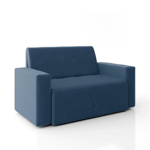 Sofá Cama 2 Lugares Pratik 5000 Mamflex Suede