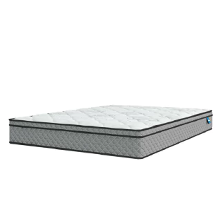 Colchão Casal Molas Ensacadas Mirage 138x188x24cm Cinza/Branco Umaflex