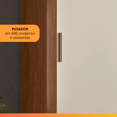 Guarda Roupas Casal com 3 Portas de Correr 2 Gavetas França Andirá — foto 5
