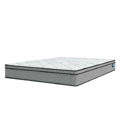 Colchão Casal Queen Molas Ensacadas Mirage 158x198x24cm Cinza/Branco Umaflex — foto 1