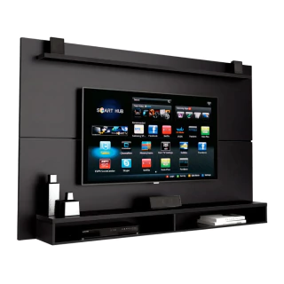 Painel Para TV Até 65 Polegadas Com Prateleira 1,80m Max
