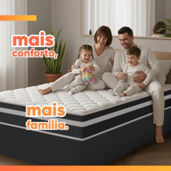Cama Box Baú Solteiro Molas Ensacadas Bali 88x188x63cm — foto 5