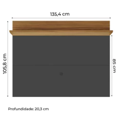 Painel Para TV Smart até 50 Polegadas NT 1185 Notável 1,35m — foto 3