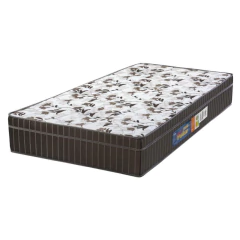 Colchão Solteiro Espuma Orthoface Polar 88x188x25cm Marrom Suporta até 120kg — foto 1