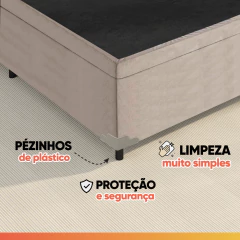Cama Box Baú Queen Molas Ensacadas Bali 158x198x63cm — foto 9