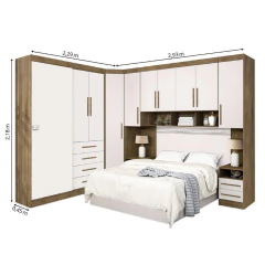 Dormitório Modulado Georgia J&a P/ 1,38m — foto 3