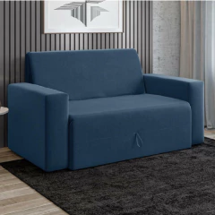 Sofá Cama 2 Lugares Pratik 5000 Mamflex Suede — foto 2