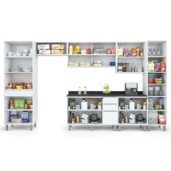 Cozinha 7 Peças Top Class Batrol Branco — foto 3
