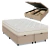 Cama Box Baú King Molas Ensacadas Memphis 193x203x73cm