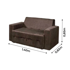 Sofá-cama Pratik 5000 Mamflex Suede — foto 3