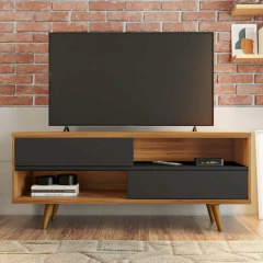 Rack Bancada Para TV até 50 Polegadas NT1180 Notável Preto / Freijó Trend — foto 2
