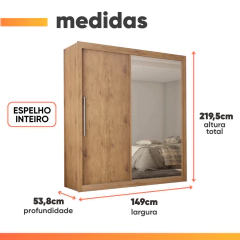 Guarda Roupas 2 Portas Solteiro Real — foto 4