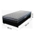 Cama Box Solteiro Colchão Espuma D33 Pillow Top Millenium 88x188x57cm Cinza/Preto Hellen - Suporta a - Esquenta Black Friday: Móveis até 40% OFF | Esplanada móveis
