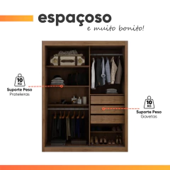 Guarda Roupas 2 Portas Solteiro Real — foto 6