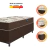 Imagem do Cama Box Baú Solteiro Colchão Espuma D33 Marquês 88x188x60cm Marrom Umaflex - Suporta até 90kg por