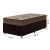 Cama Box Baú Solteiro Colchão Com Molas Ensacadas Tokio 88x188x66cm Marrom Umaflex - comprar online