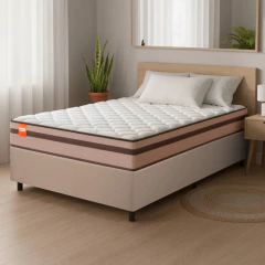 Cama Box Queen Molas Ensacadas Bali 158x198x60cm — foto 2