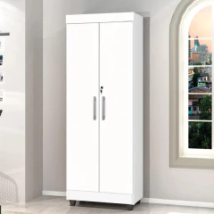 Armário Multiuso Lavanderia Com Chave 2 Portas 1,80m Texas J&A — foto 2