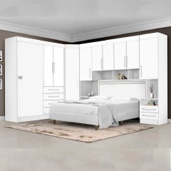 Dormitório Completo Georgia JA Para Cama Box 1,58M Queen — foto 2