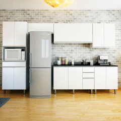 Armário de Cozinha Completa Top Class 6 Peças com 12 Portas Branco — foto 2