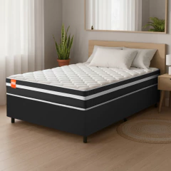 Cama Box Casal Molas Ensacadas Bali 138x188x60cm CBP — foto 9