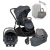 Carrinho de Bebê Travel System Trio Versatrax E Preto Moon Light + Brinde Exclusivo - Joie