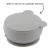 Tigela Urso de Silicone Bowly 450ml Powder Grey - Minikoioi - loja online