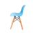 Cadeira Eames Infantil Azul Claro Base Em Madeira - Empório Tiffany - loja online