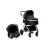 Carrinho com Bebê Conforto Travel System Kansas Silver e Preto - Premium Baby