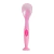 Imagem do Talheres de Silicone com Ventosa Sticker Rosa - Clingo
