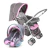 Carrinho com Bebê Conforto Travel System Reverse Rosa - Cosco