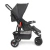 Carrinho com Bebê Conforto Travel System Toffy Preto Absoluto - Cosco