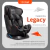 Cadeirinha de Carro Legacy 0 a 36 kg Preta e Cinza - Voyage - comprar online