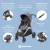 Carrinho com Bebê Conforto Travel System Anna Luxe Trio Isofix Twillic Grey - Maxi-Cosi - comprar online